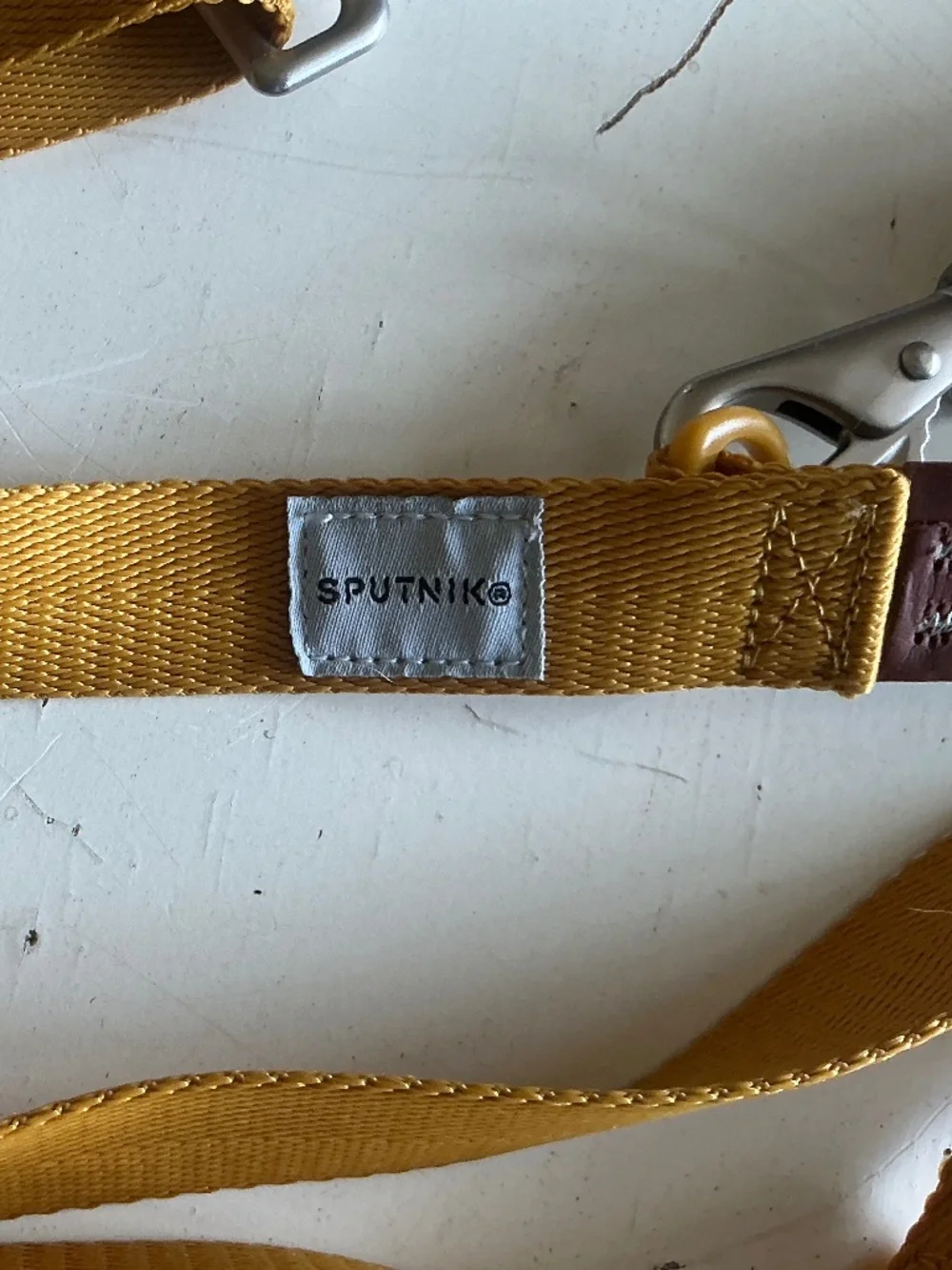 SPUTNIK Mustard Yellow harness & matching leash Medium 17-39lbs